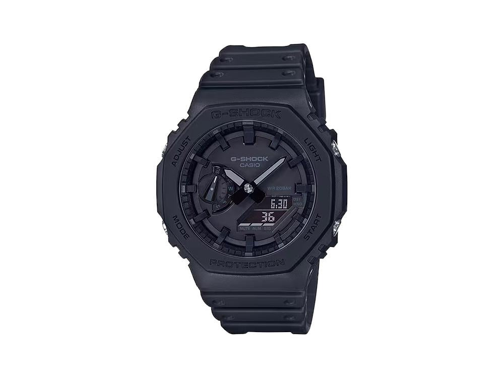 Montre à Quartz G-SHOCK Casio Résine, Noir, 48.5 × 45.4mm, GA-2100-1A1ER