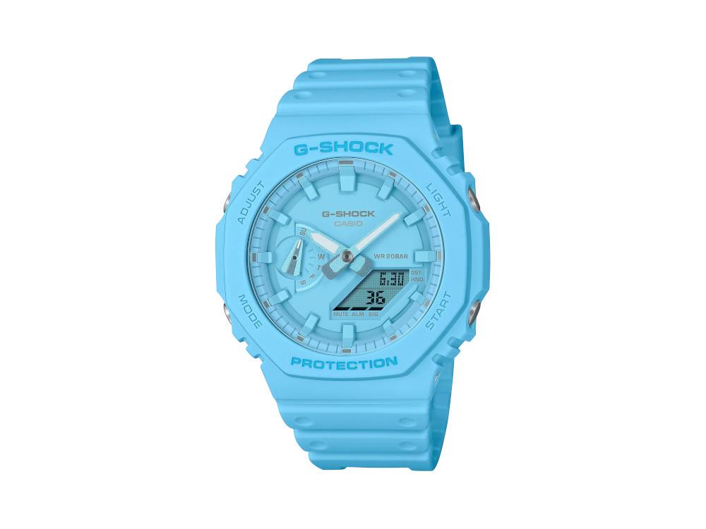 Montre à Quartz G-SHOCK Casio Classic, Bleu, 48.5 × 45.4mm, GA-2100-2A2ER