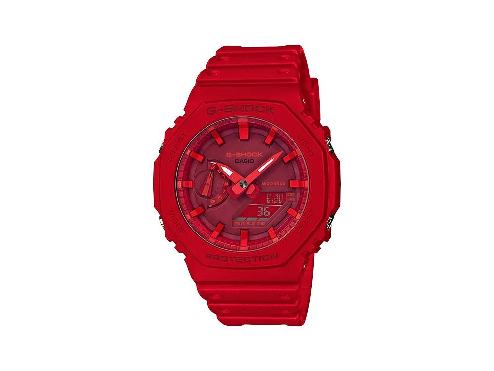 Montre à Quartz G-SHOCK Casio Classic, Rouge, 48.5 × 45.4mm, GA-2100-4AER