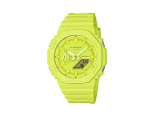 Montre à Quartz G-SHOCK Casio Classic, Résine biosourcée, Vert, GA-2100-9A9ER