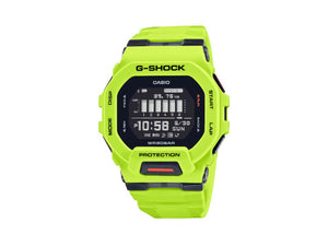 Montre à Quartz G-SHOCK Casio G-Squad, Résine, Noir, 48.4 × 45.9mm, GBD-200-9ER