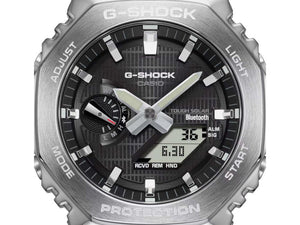 Montre à Quartz G-SHOCK Casio G-Steel, Noir, 49.3mm × 44.4mm, GBM-2100-1AER