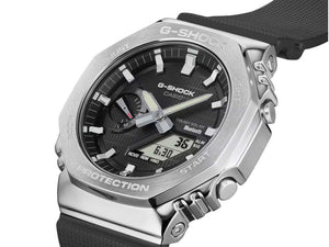 Montre à Quartz G-SHOCK Casio G-Steel, Noir, 49.3mm × 44.4mm, GBM-2100-1AER