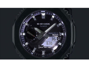 Montre à Quartz G-SHOCK Casio G-Steel, Noir, 49.3mm × 44.4mm, GBM-2100-1AER