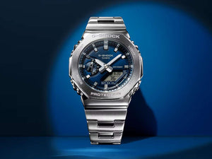 Montre à Quartz G-SHOCK Casio G-Steel, Bleu, 49.3mm × 44.4mm, GM-2110D-2BER