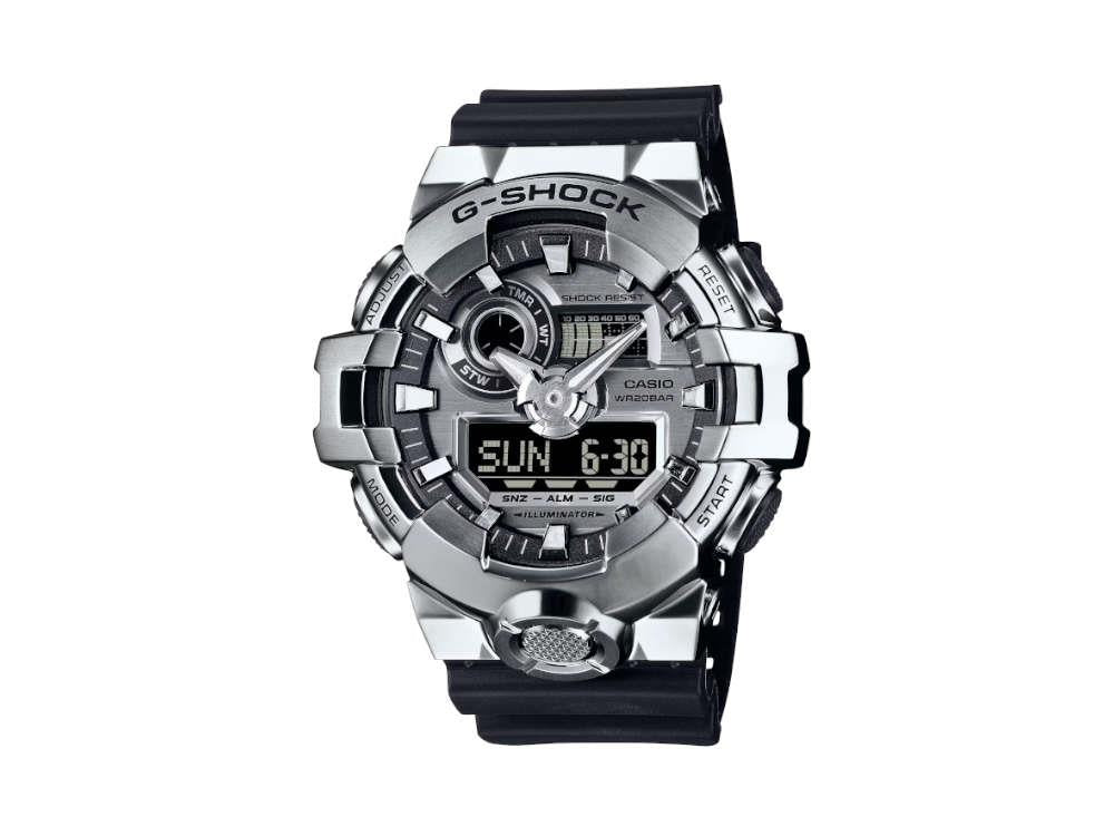 Montre à Quartz G-SHOCK Casio Classic, Résine biosourcée, Noir, GM-700-1AER