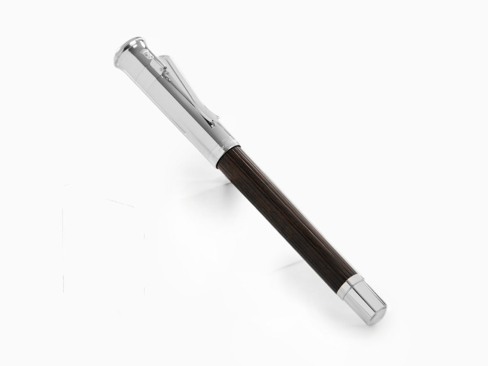 Stylo Plume Graf von Faber-Castell Classic, Bois de grenadille, Platine