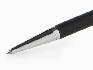 Stylo bille Graf von Faber-Castell Classic, Bois d'ébène, Attributs platine