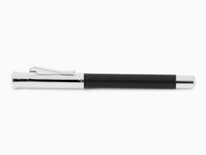 Stylo Plume Graf von Faber-Castell Guilloche, Resine précieuse, Noir