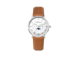 Montre à Quartz Herbelin Inspiration Moon Phase, Blanc, 38 mm, 12747AP11GD