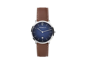 Montre à Quartz Herbelin City, Acier Inoxydable 316L, Bleu, Jour, 19515AP15GD