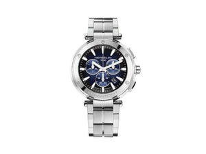 Montre à Quartz Herbelin Newport Chrono, Acier Inoxydable, Bleu, 43 mm, 37688B35