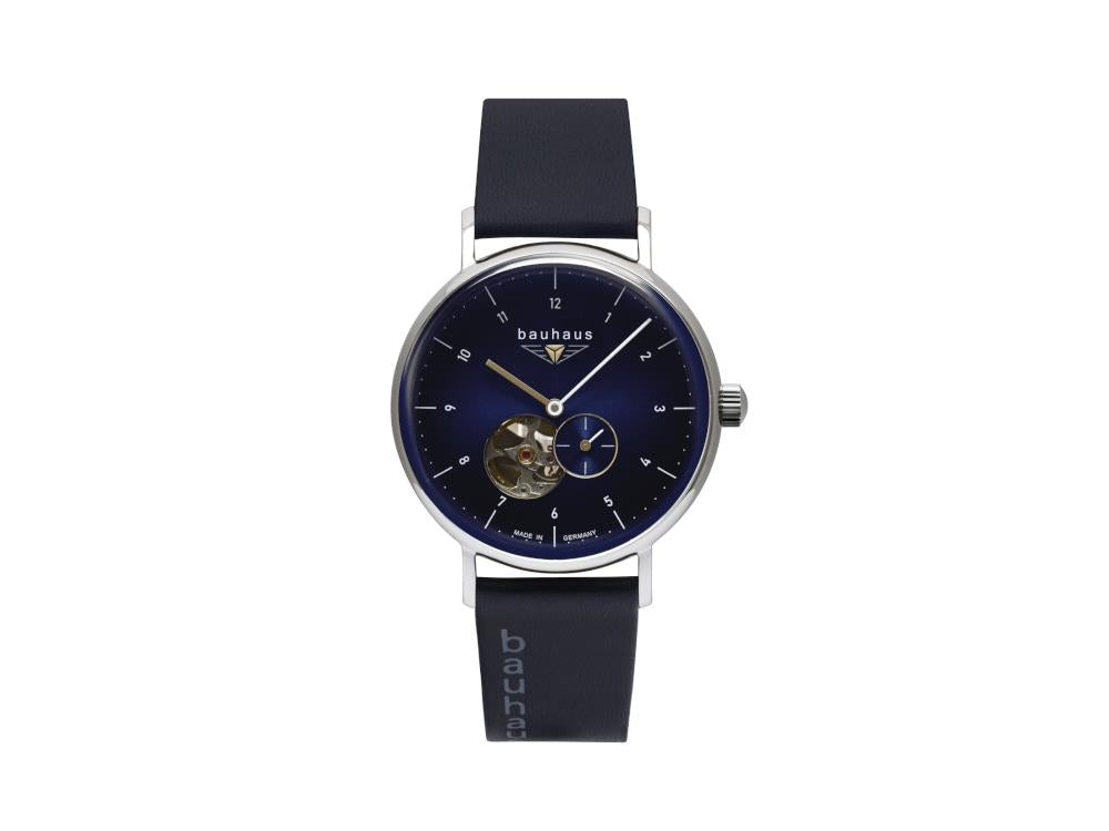 Montre Automatique Bauhaus, Bleu, 41 mm, 2166-3