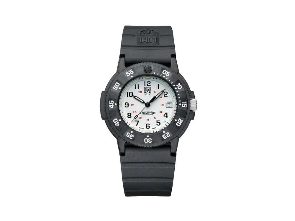 Montre à Quartz Luminox Sea Navy Seal EVO, Blanc, CARBONOX™, 43 mm, LX.3007.EVO