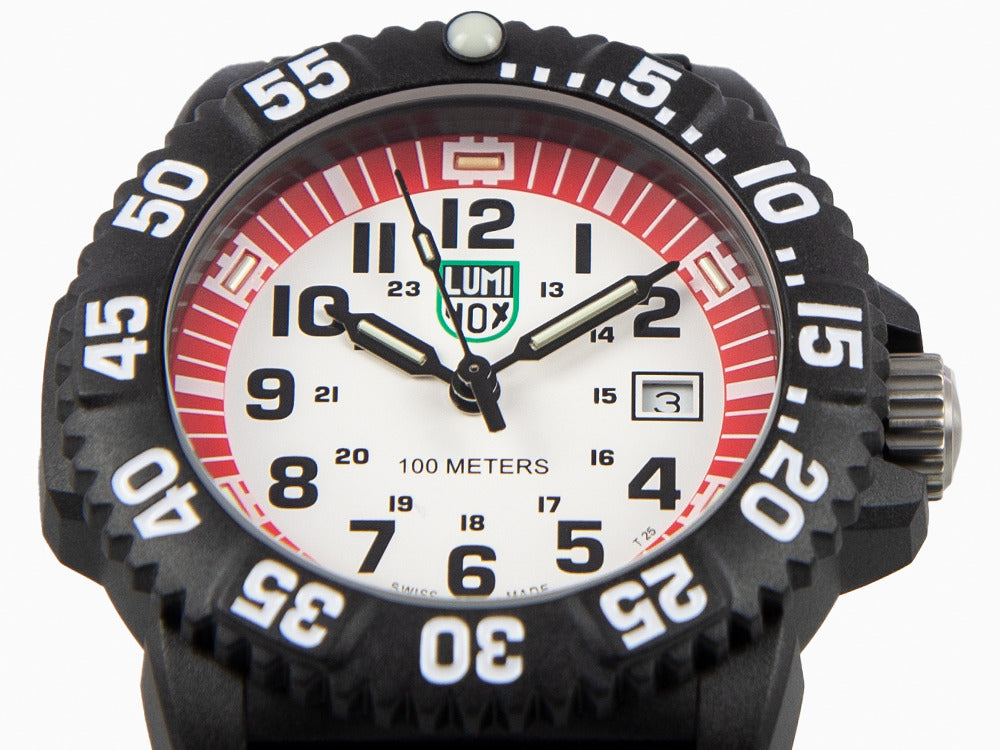 Montre à Quartz Luminox G-Collection Sea Lion, Blanc, CARBONOX™, 43 mm, X2.2057