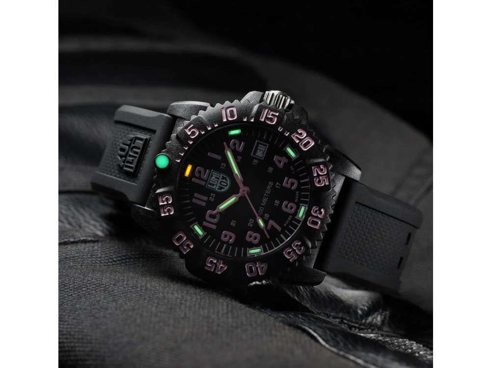 Montre à Quartz Luminox G-Collection Sea Lion, Noir, CARBONOX™, 37 mm, X2.2085