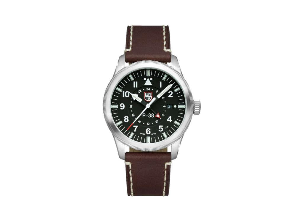 Montre à Quartz Luminox Air P-38 Lightning , Acier Inoxydable, Vert, XA.9521