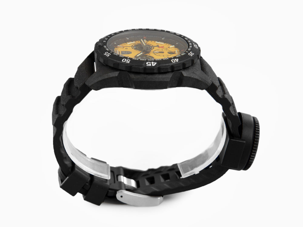 Montre à Quartz Luminox Bear Grylls Survival, CARBONOX, Jaune, 45 mm, XB.3745