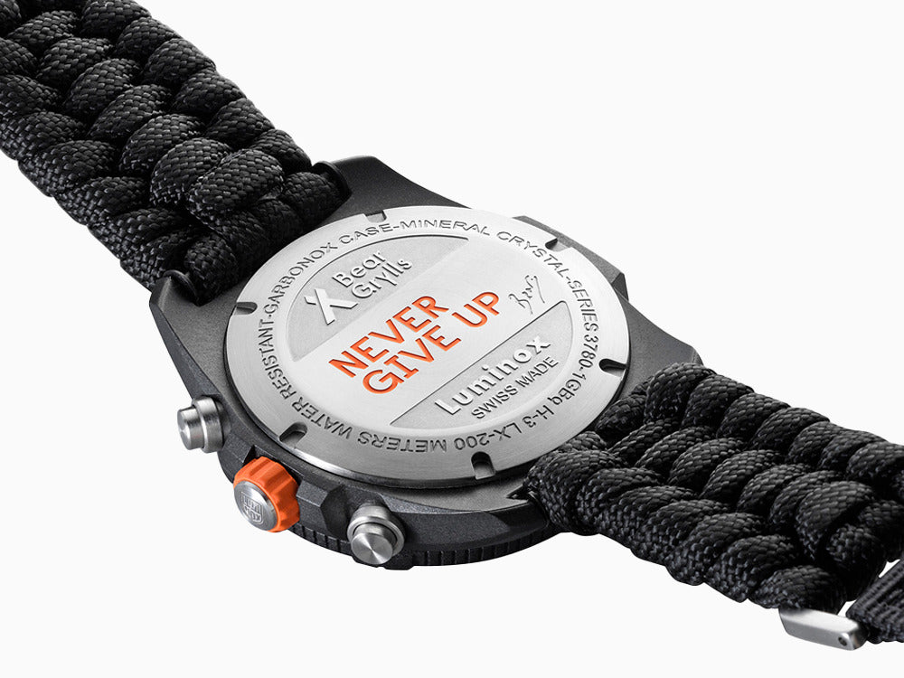 Montre à Quartz Luminox Bear Grylls Survival Land, Vert, 45mm, Paracord, XL.3797