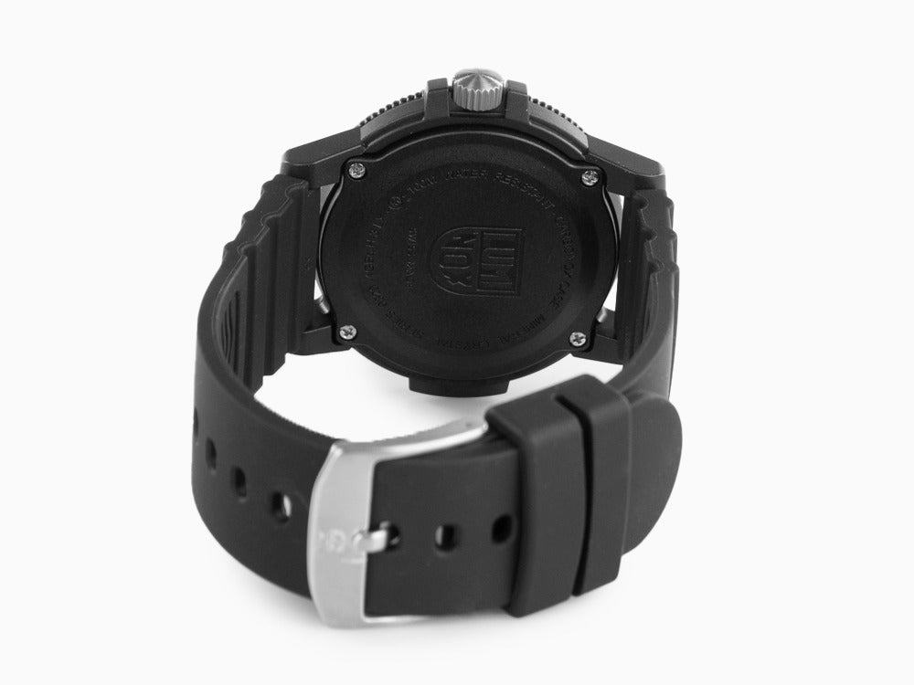 Montre à Quartz Luminox Leatherback Sea Turtle Giant, Noir, Carbone, 44mm