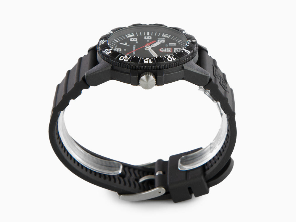 Montre à Quartz Luminox Leatherback Sea Turtle Giant, Noir, Carbone, 44mm