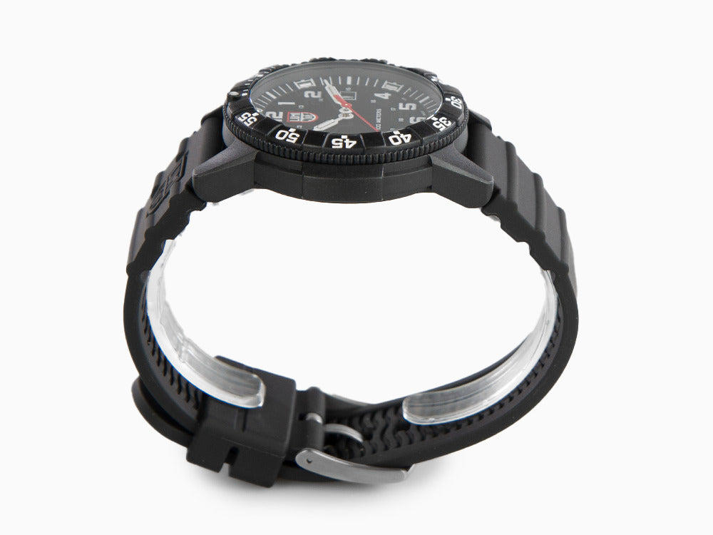 Montre à Quartz Luminox Leatherback Sea Turtle Giant, Noir, Carbone, 44mm