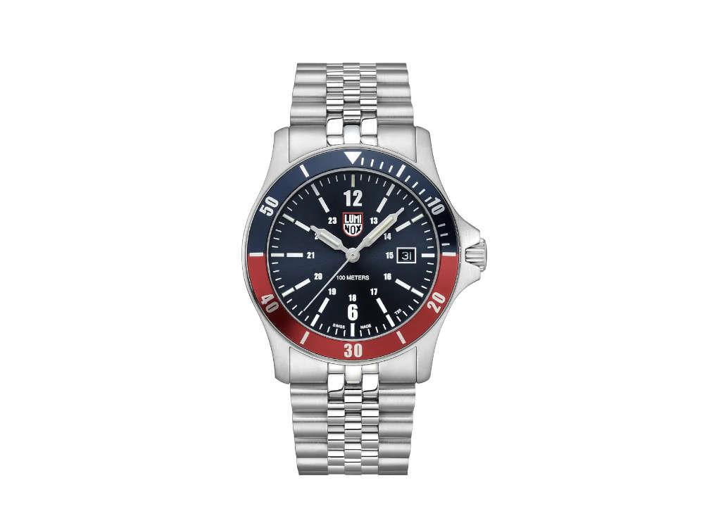 Montre à Quartz Luminox Sport Timer Norway, Bleu, 42 mm, XS.0914