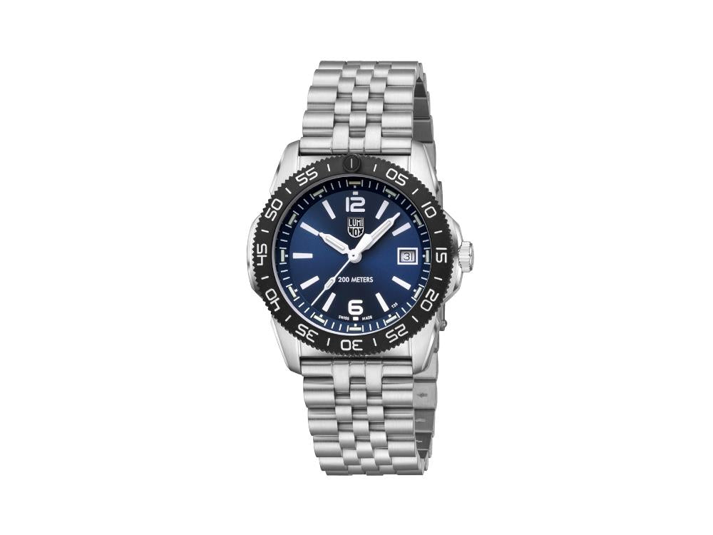 Montre à Quartz Luminox Sea Pacific Diver Ripple Collection, Bleu, XS.3123M.SET