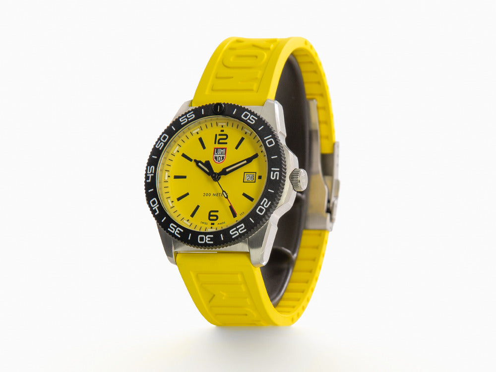 Montre à Quartz Luminox Sea Pacific Diver, Jaune, 44 mm, Jour, XS.3125.SET