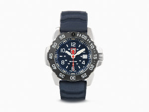 Montre à Quartz Luminox Navy Seal Steel 3250 Time Date Series, Bleu, XS.3253.CB