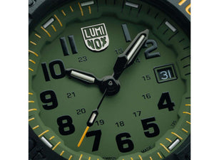 Montre à Quartz Luminox Sea Navy Seal, Vert, CARBONOX™, 45 mm, XS.3517.NSF.SET