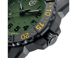 Montre à Quartz Luminox Sea Navy Seal, Vert, CARBONOX™, 45 mm, XS.3517.NSF.SET