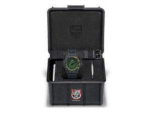 Montre à Quartz Luminox Sea Navy Seal, Vert, CARBONOX™, 45 mm, XS.3517.NSF.SET