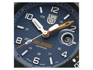 Montre à Quartz Luminox Sea Navy Seal 3600, Bleu, CARBONOX™, 45 mm, XS.3602.NSF