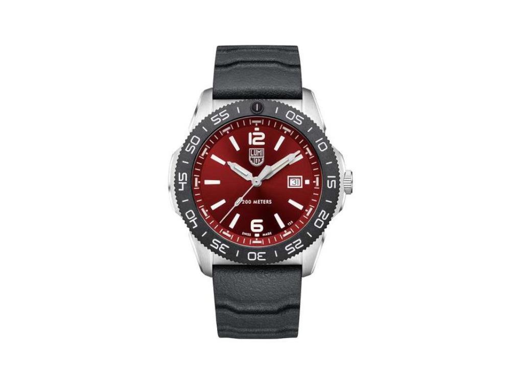 Montre à Quartz Luminox Sea Pacific Diver, Rouge, 44 mm, Jour, 20 atm, XS.3135