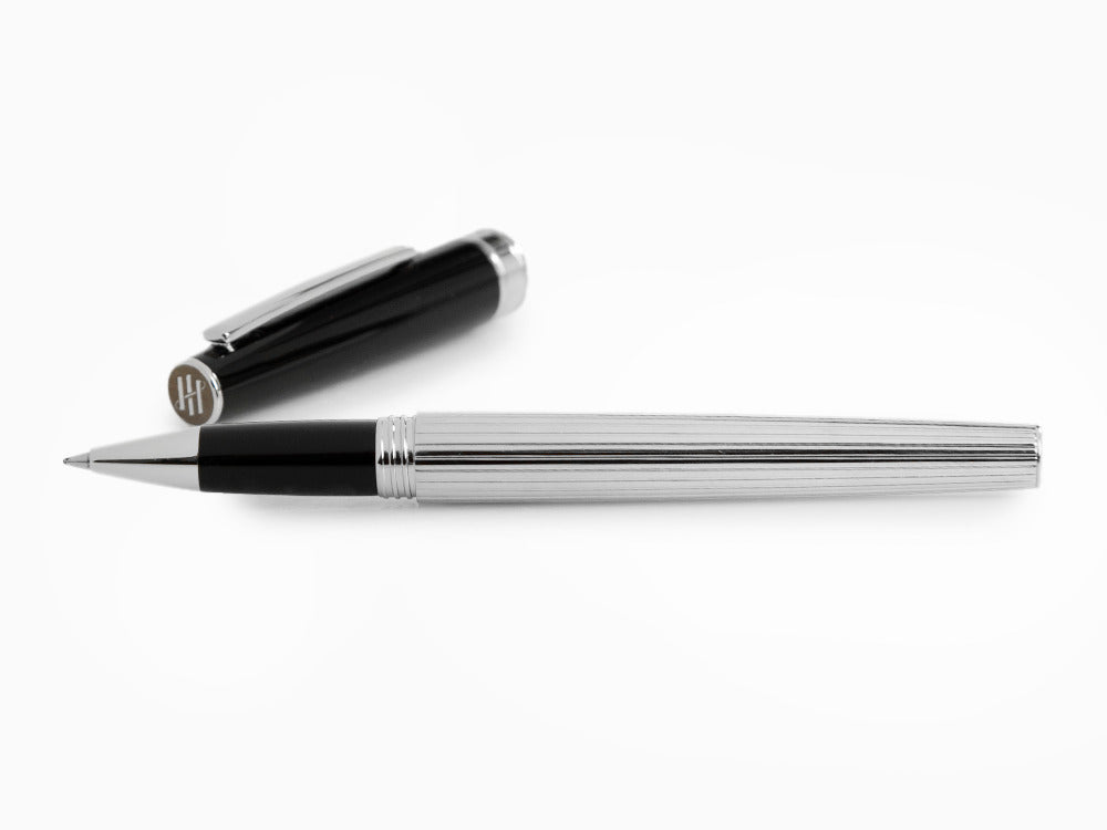 Roller Montegrappa Armonia Duetto, Acier, Noir, ISA1MRAC