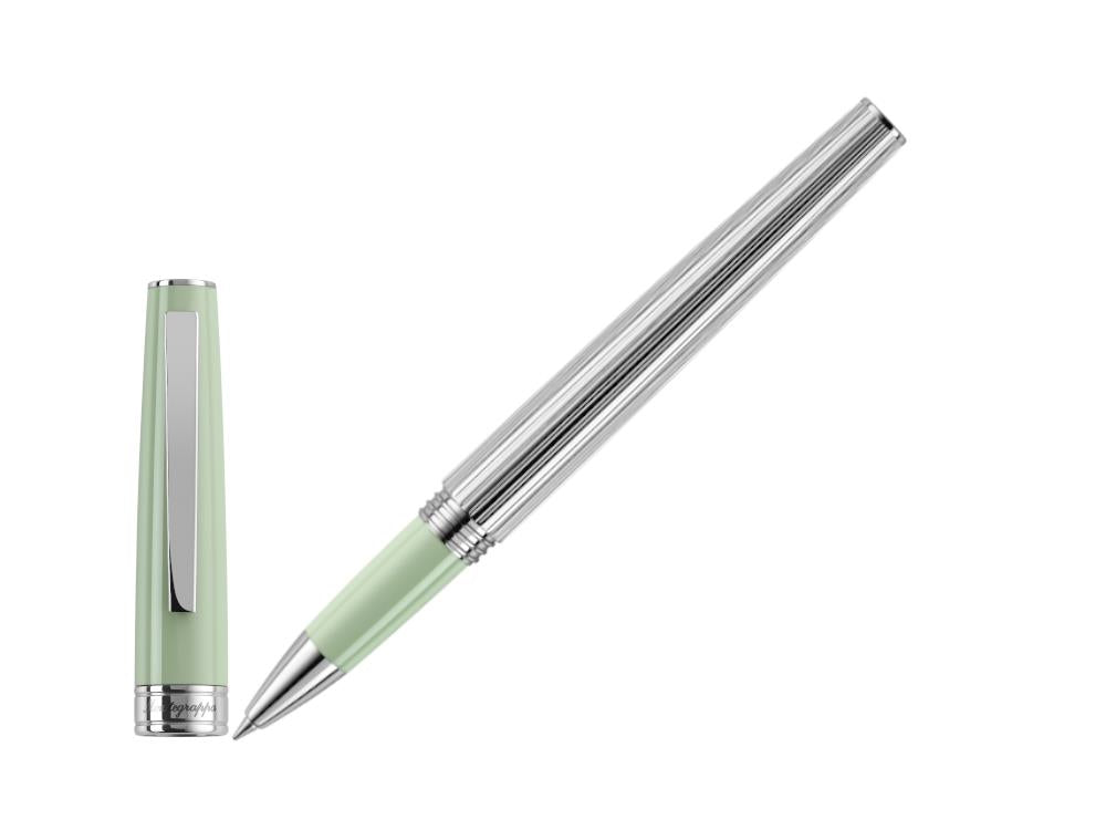 Roller Montegrappa Armonia Duetto Neo Mint, Acier, Vert, ISA1MRAG