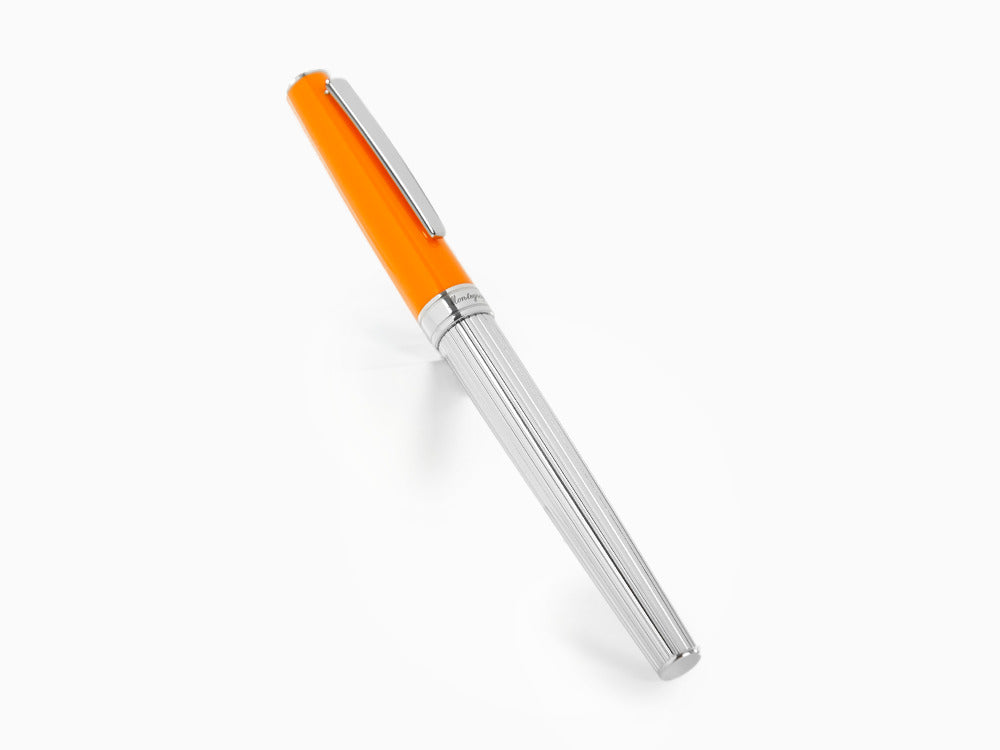 Roller Montegrappa Armonia Duetto, Acier, Orange, ISA1MRAO