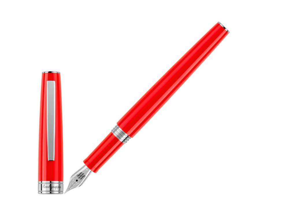 Stylo Plume Montegrappa Armonia Scarlet, Résine, Rouge, ISA1R-AR-1