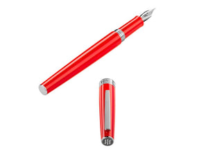 Stylo Plume Montegrappa Armonia Scarlet, Résine, Rouge, ISA1R-AR-1