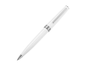 Stylo bille Montegrappa Armonia Frost, Résine, Blanc, ISA1RBAW