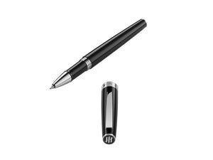 Roller Montegrappa Armonia Mini, Résine, Noir, ISA2RRAC