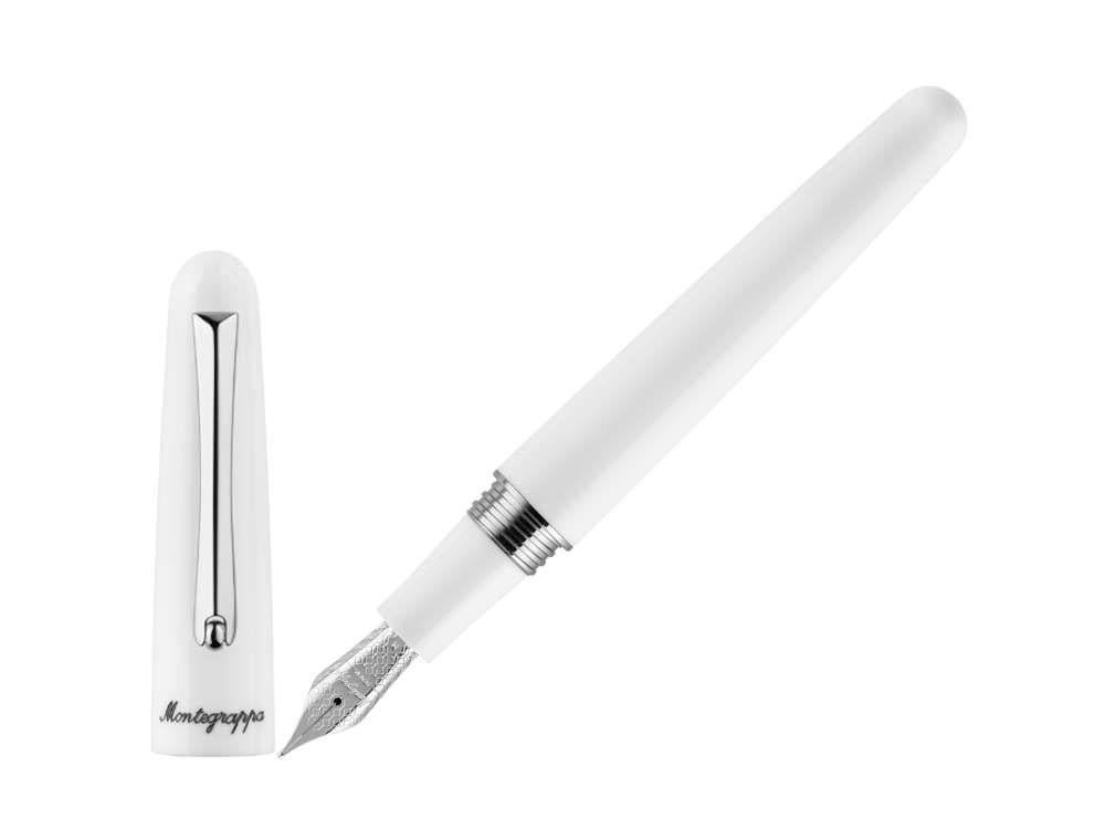 Stylo Plume Montegrappa Elmo 01 Frost, Acier Inoxydable, ISEOR-AW