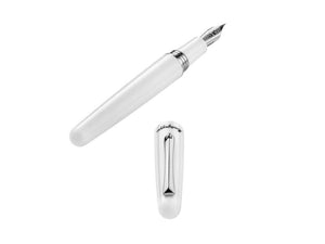 Stylo Plume Montegrappa Elmo 01 Frost, Acier Inoxydable, ISEOR-AW