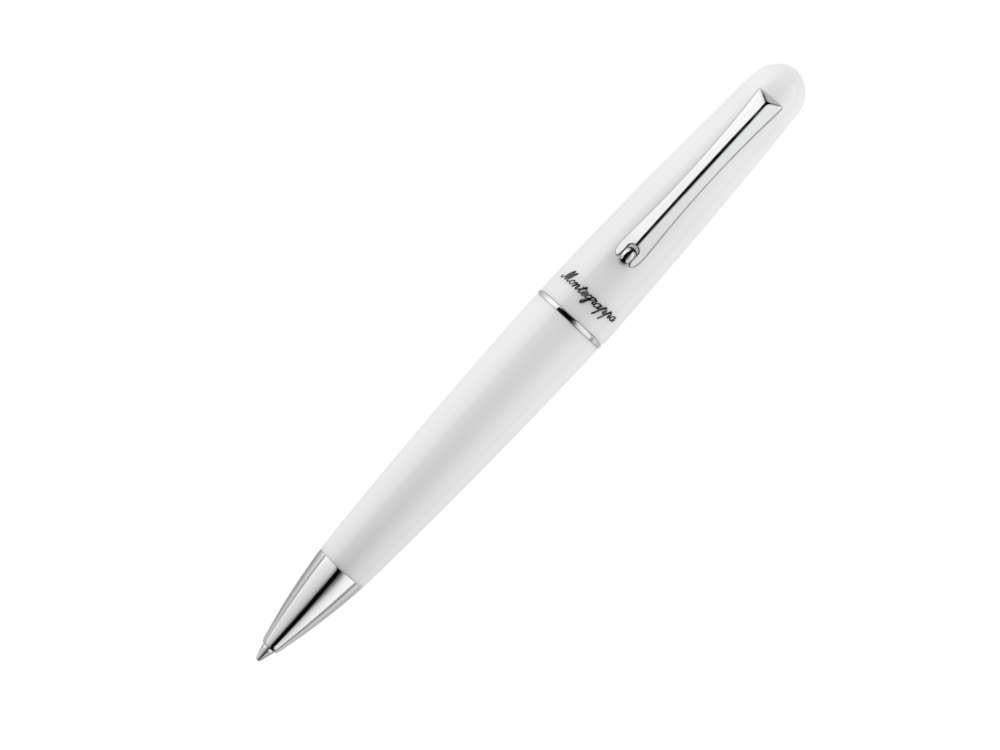 Stylo bille Montegrappa Elmo 01 Frost, Résine, Acier Inoxydable, ISEORBAW