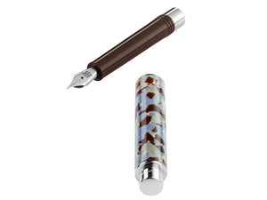 Stylo Plume Montegrappa Gnomo Obsession Mocha, Résine, Marron, ISGNO-AW