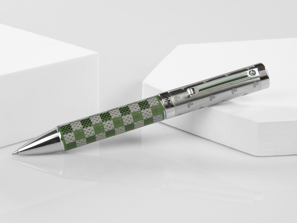 Stylo bille Montegrappa Harry Potter Slytherin, Acier inoxidable, Vert, ISHPRBST