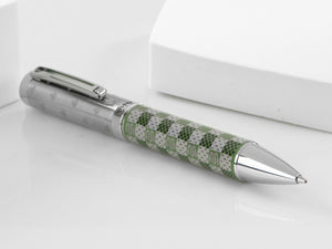 Stylo bille Montegrappa Harry Potter Slytherin, Acier inoxidable, Vert, ISHPRBST