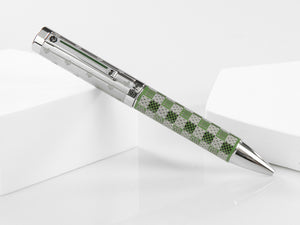 Stylo bille Montegrappa Harry Potter Slytherin, Acier inoxidable, Vert, ISHPRBST