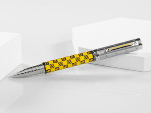 Roller Montegrappa Harry Potter Hufflepuff, Acier inoxidable, Jaune, ISHPRRHP